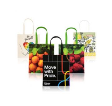 Custom Cotton Canvas Flat Tote Bag